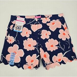 Isaac Mizrahi Women's Floral Tailored Shorts Size 10 NWT